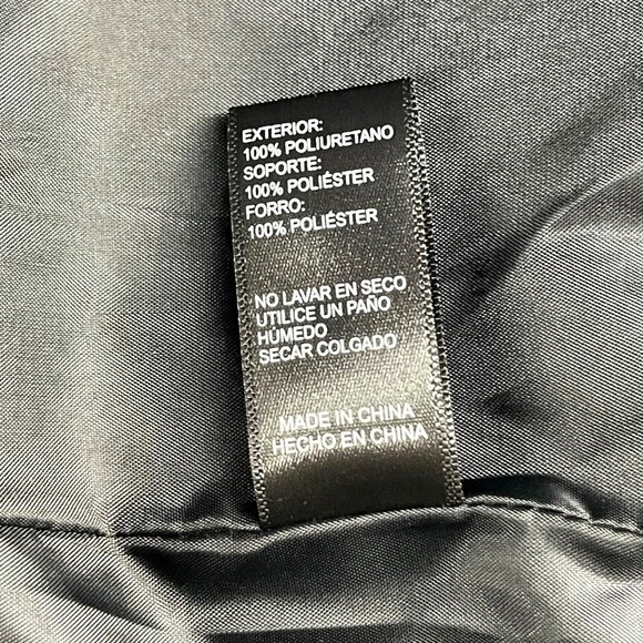 Ambiance Outerwear Black Faux Leather Jacket XL Made In China - Picture 4 of 6